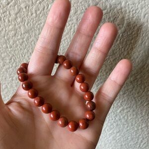 Red Jasper Beaded Bracelet